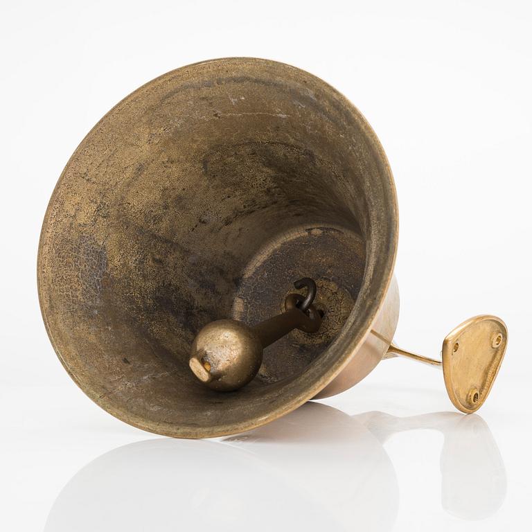 A ship's bell, marked 1841.