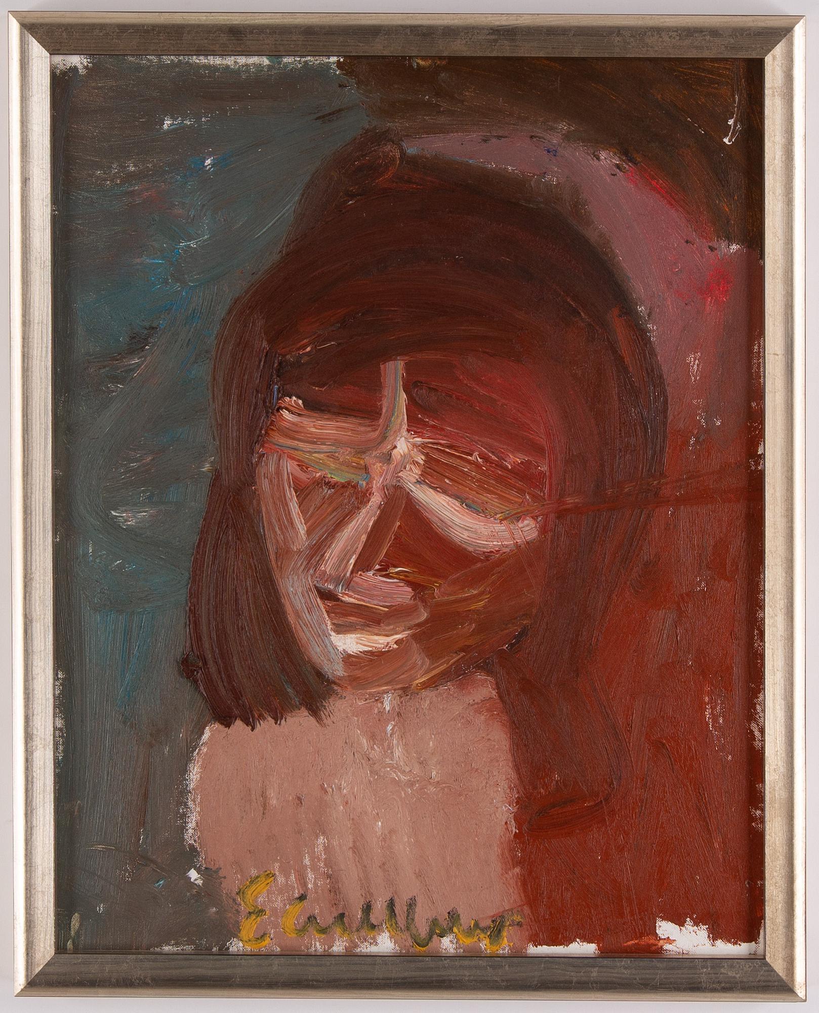 Erland Cullberg, oil on canvas/paper-panel, signed.