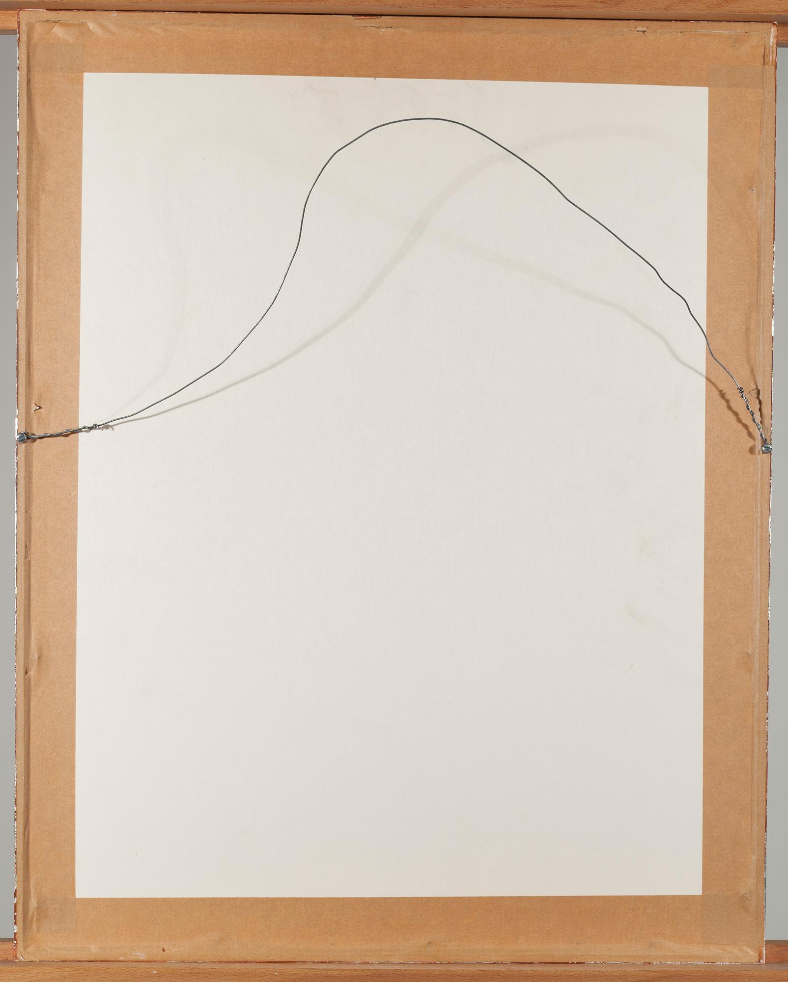 OKÄND KONSTNÄR, signerad och daterad 1966.