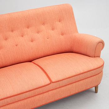 Carl Malmsten, a 'Hemmakväll' sofa, AB O.H. Sjögren, Tranås, late 20th century.