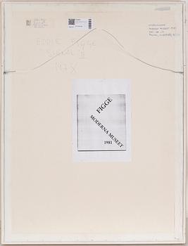 EDDIE FIGGE, mixed media and collage, signed and dated 1978.