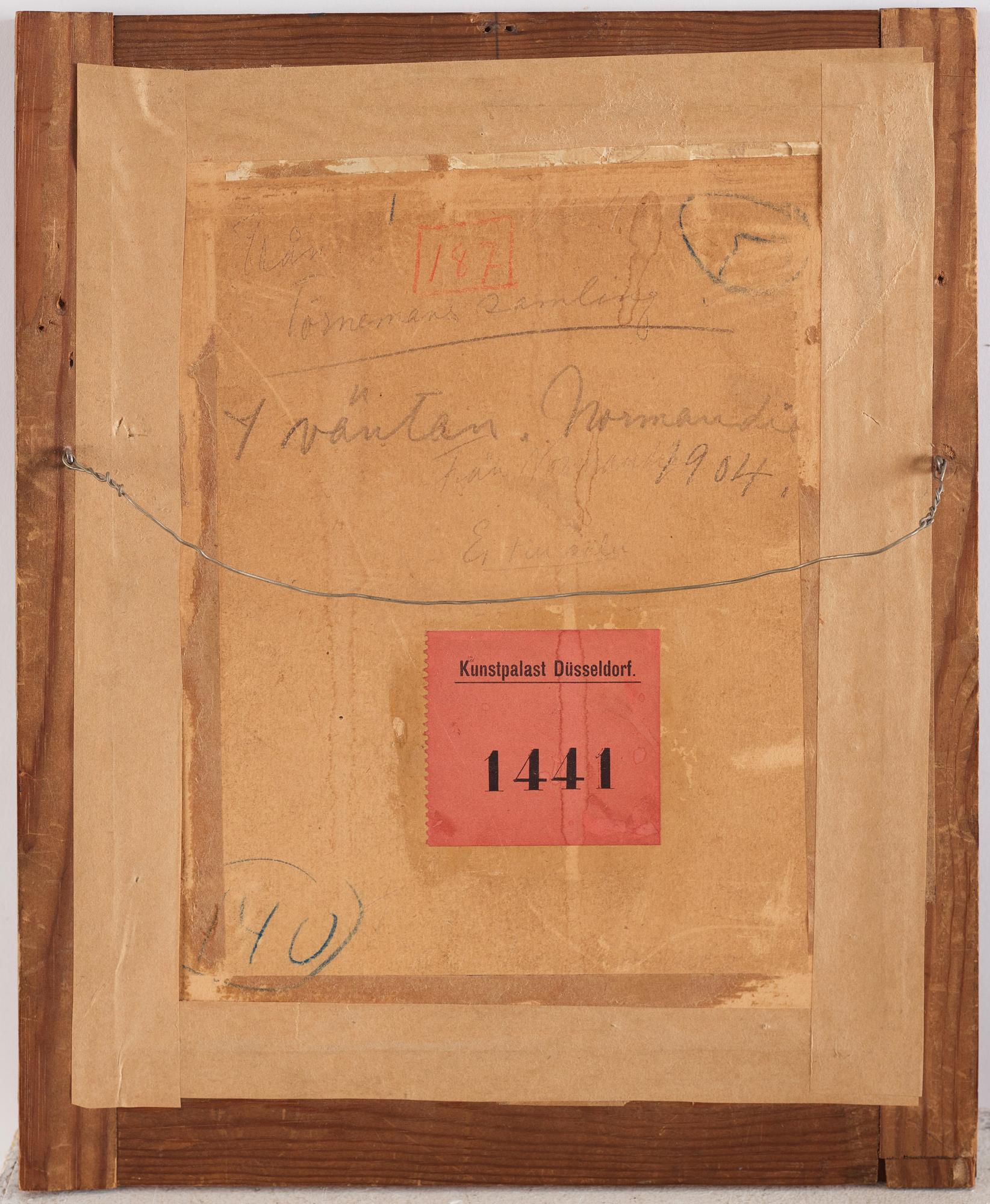 Ivar Arosenius, "I väntan. Normandie".