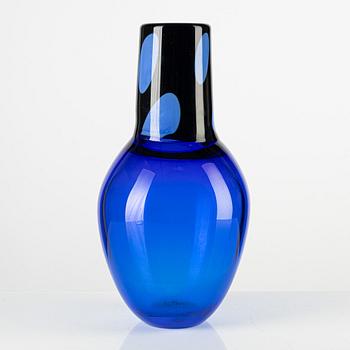 Gunnel Sahlin, a glass vase, Kosta Boda Atelier, Sweden.