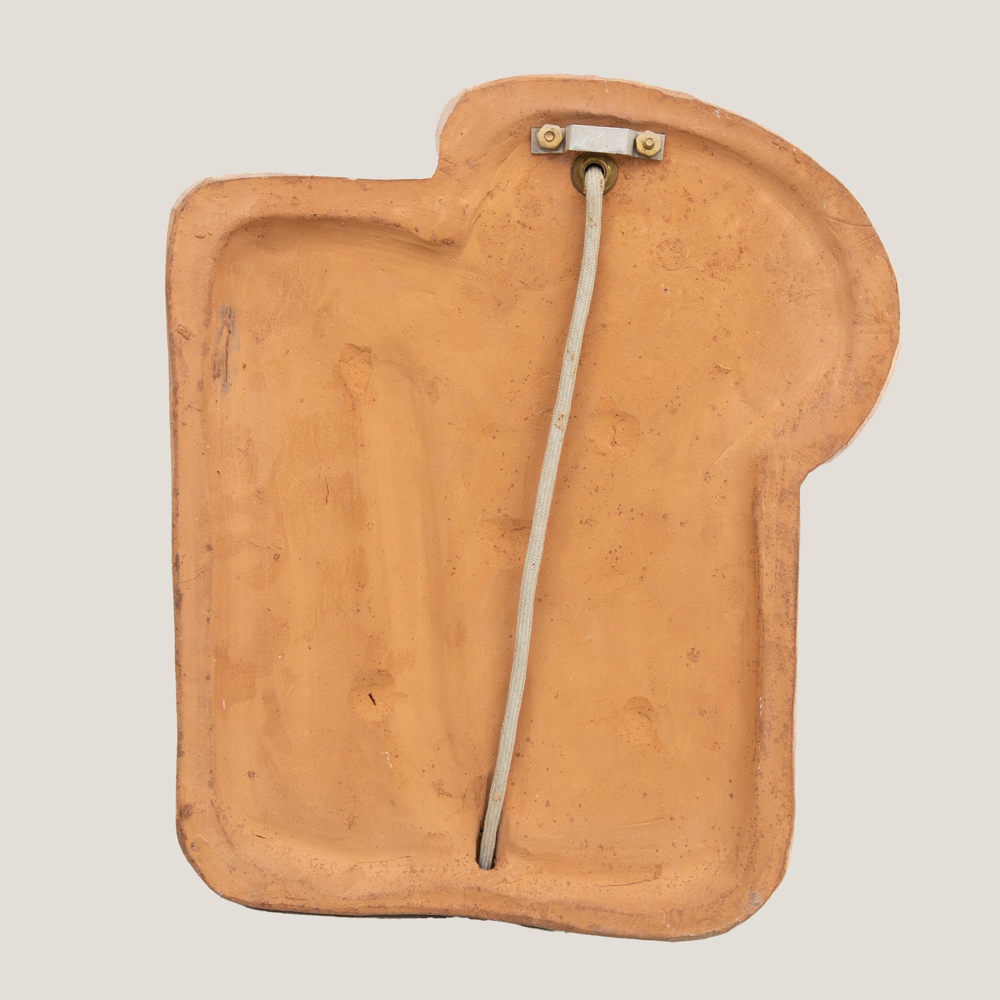 Vägglampa Swedish Modern 1940-tal keramik.