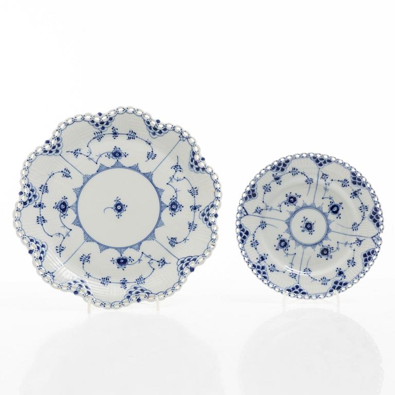 Royal Copenhagen, a 31-piece 'Blue Fluted' coffee service, Denmark.