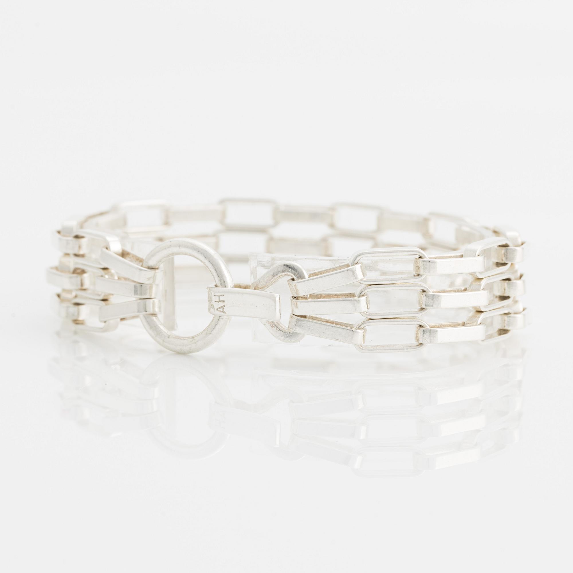 Anders Högberg, armband, silver, Göteborg 1967.