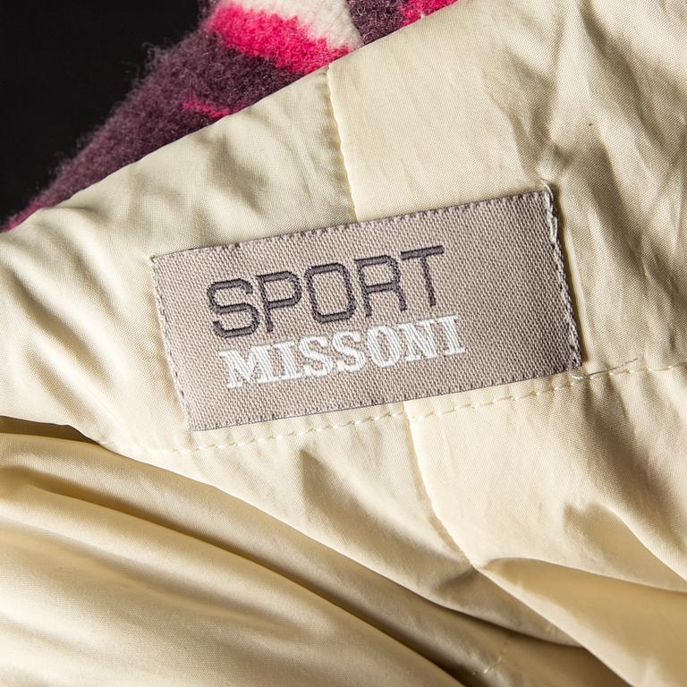 A Missoni Sport wool coat, Italian size 46.