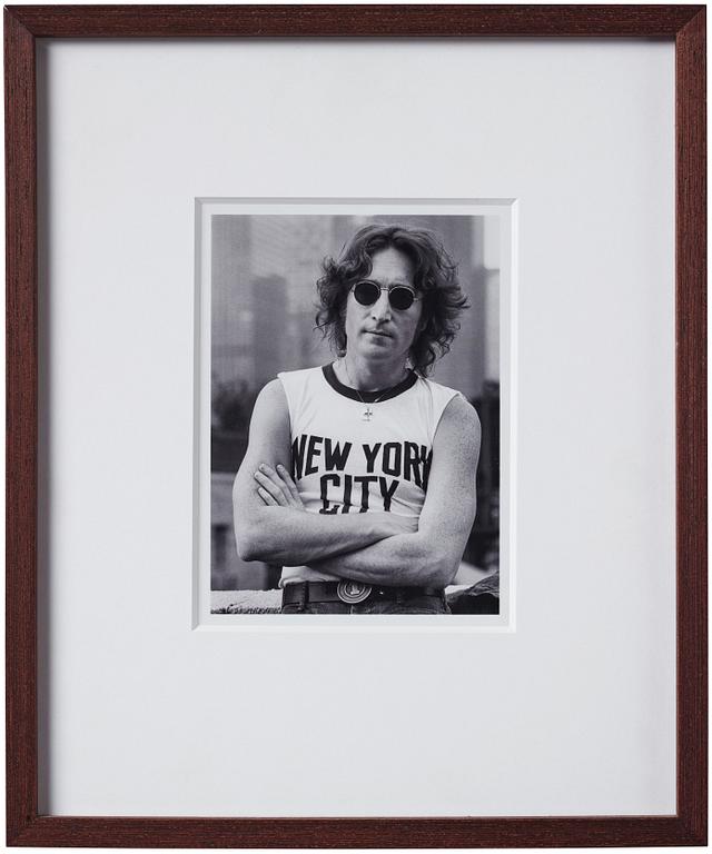 Bob Gruen, "John Lennon, NYC, 1974".