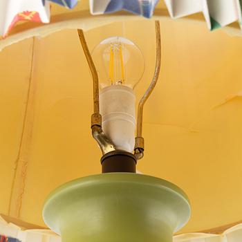 A ceramic table lamp, second half of the 20th century.