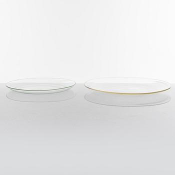 Wilhelm Wagenfeld, 159 glass service pieces, Jenaer Glaswerk, Schott & Gen, Germany.