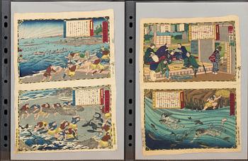 UTAGAWA HIROSHIGE III, 25 crepe print 1877.