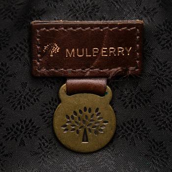 A Mulberry Bag in brown Congo leather and with brass details.