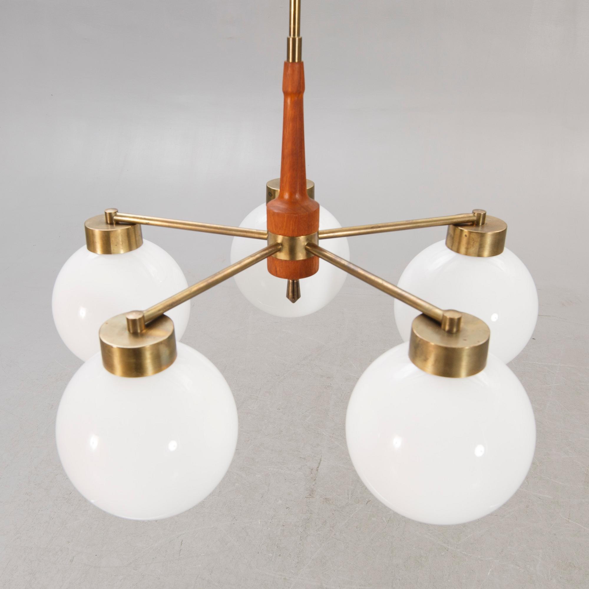 Ceiling lamp, around the middle of the 20th century.