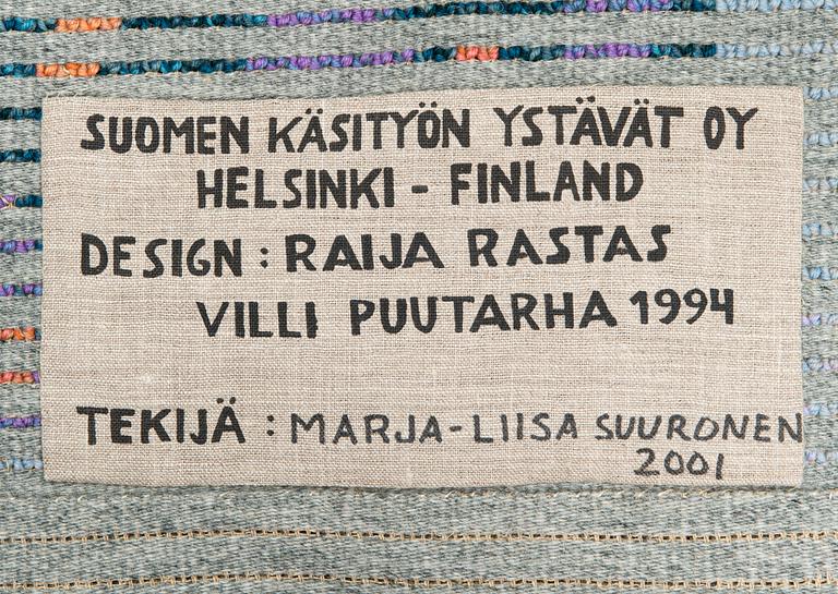 Raija Rastas, A Finnish long pile rug, Friends of Finnish Handicraft. Circa.