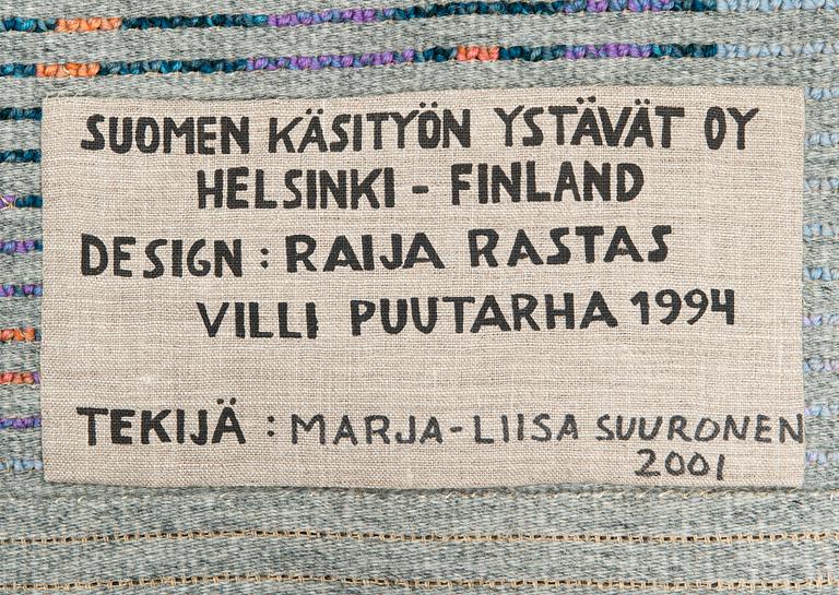 Raija Rastas, A Finnish long pile rug, Friends of Finnish Handicraft. Circa.