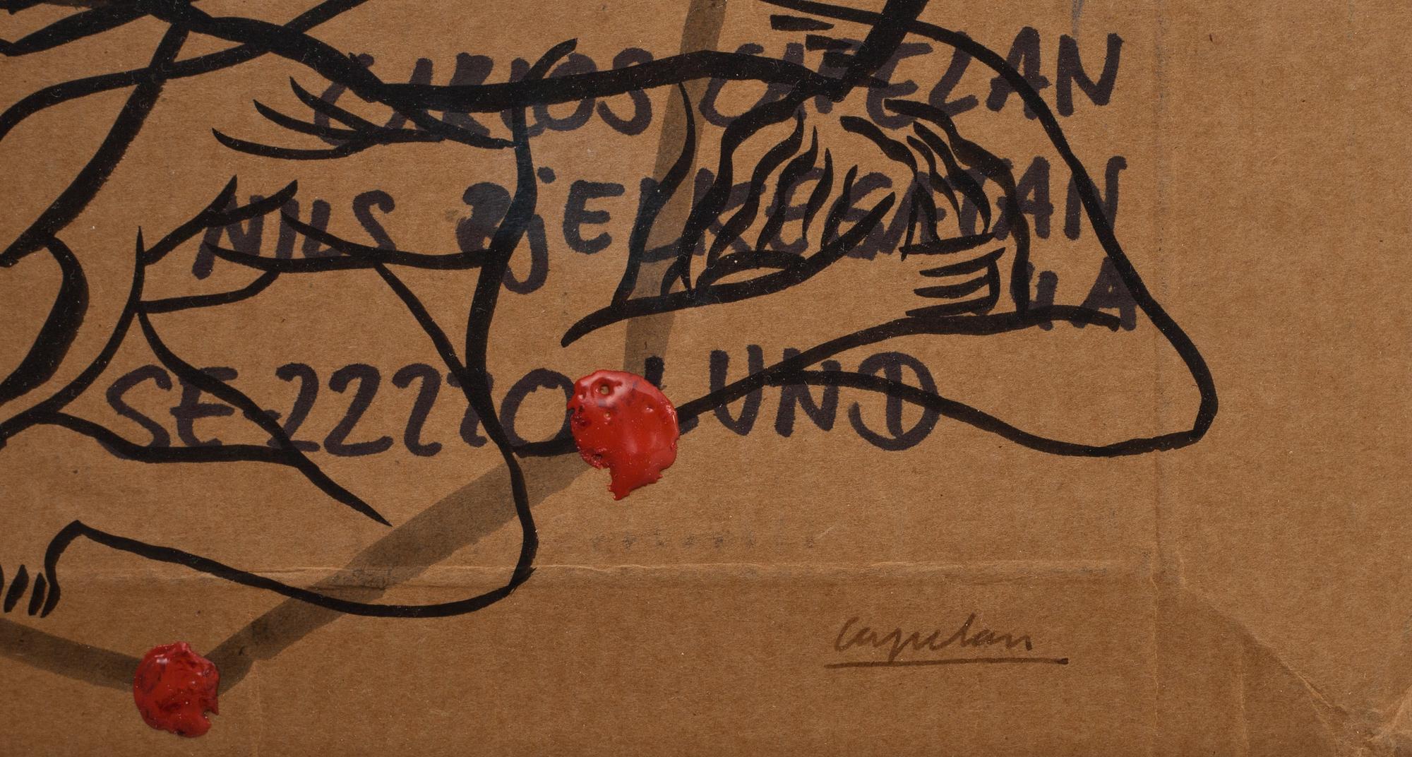 CARLOS CAPELAN, objekt, sign.