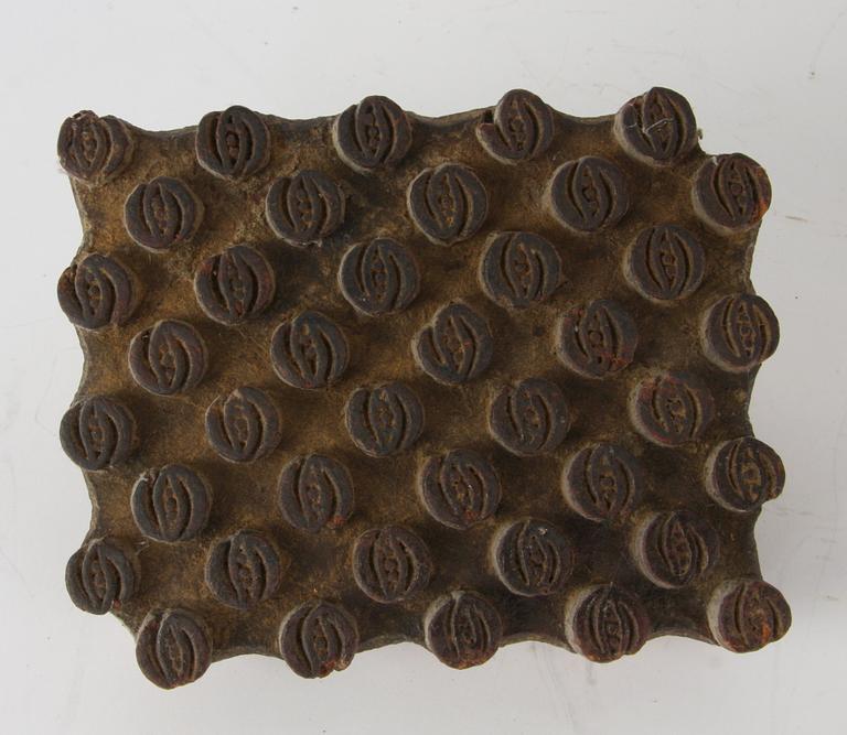 TEXTIL/TAPETTRYCKMALLAR, 5 st, Asien.