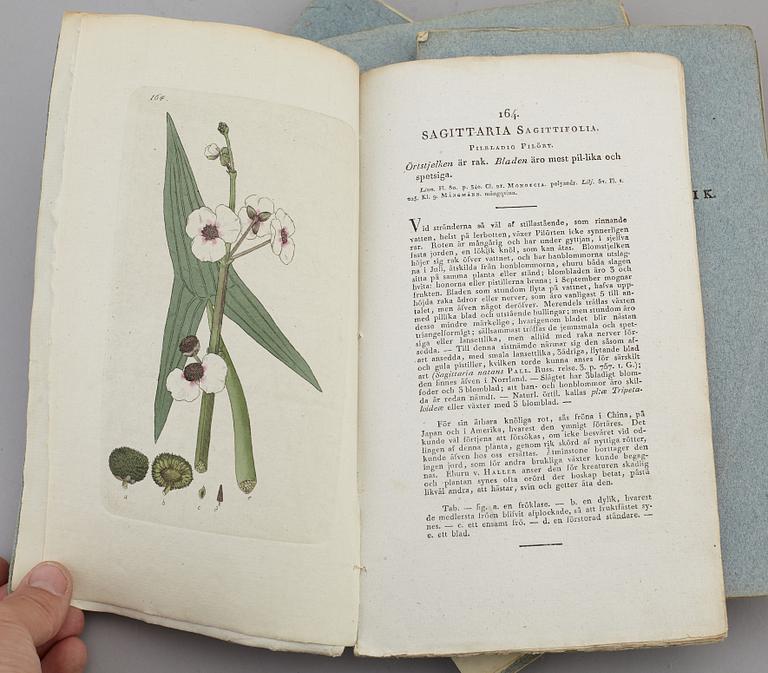JOHAN WILHELM PALMSTRUCH, "Svensk Botanik, vol I-V. 1803-1805.