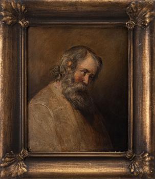 Unknown artist, circa 1800. Man with a beard.