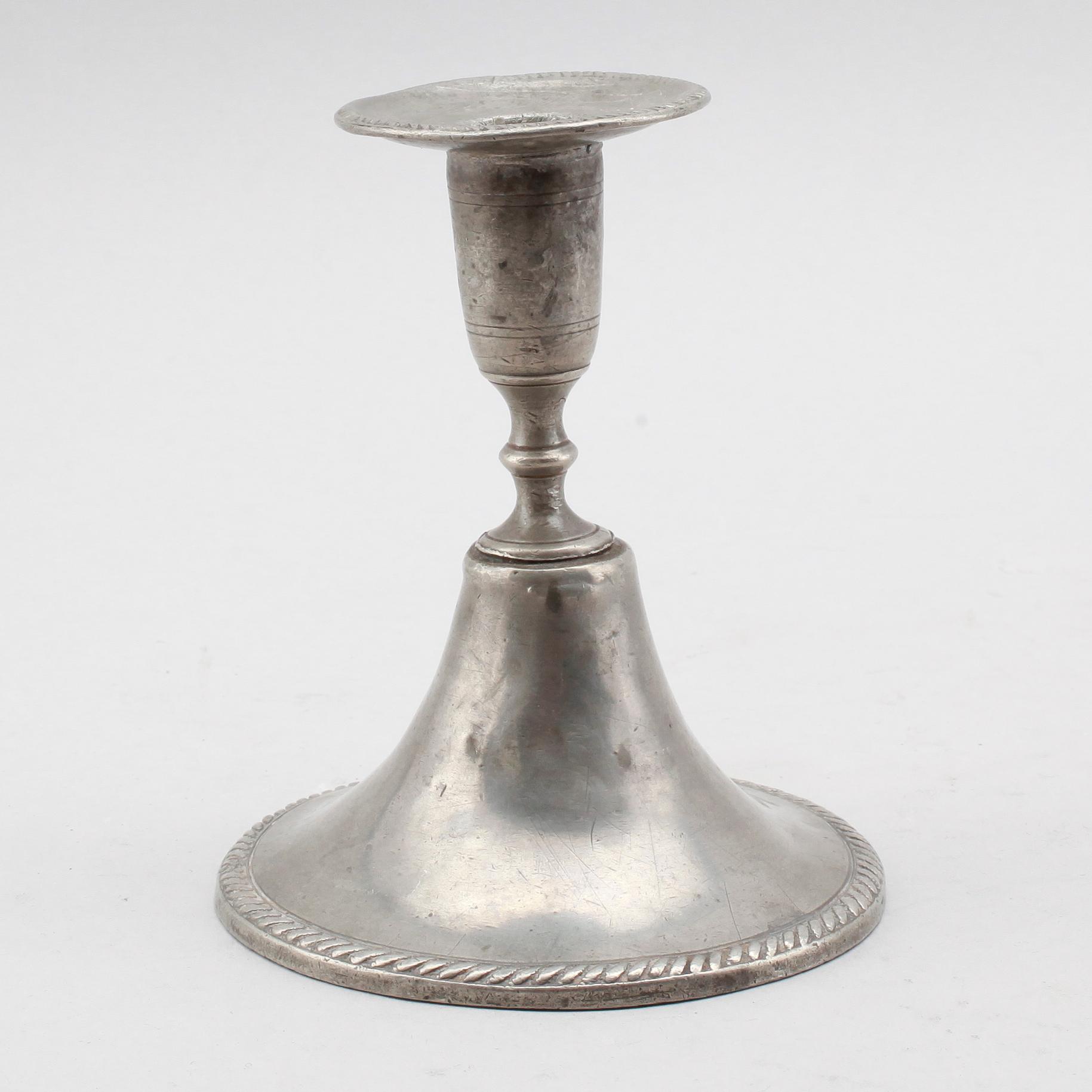 LJUSSTAKE, tenn, Carl Gustaf Malmborg, Stockholm 1803.