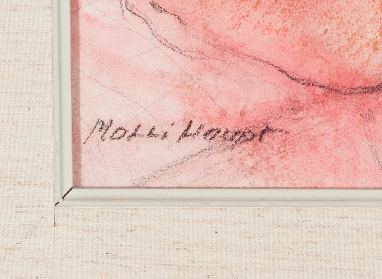 MATTI HAUPT, blandteknik på papper, signerad.