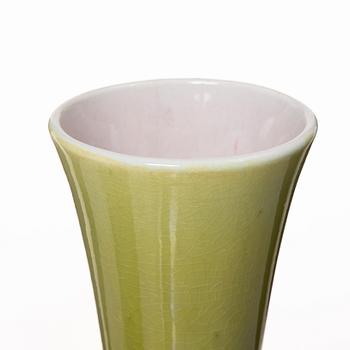 Vaser, ett par, flintgods, jugend, Rörstrand, 1900-talets början.