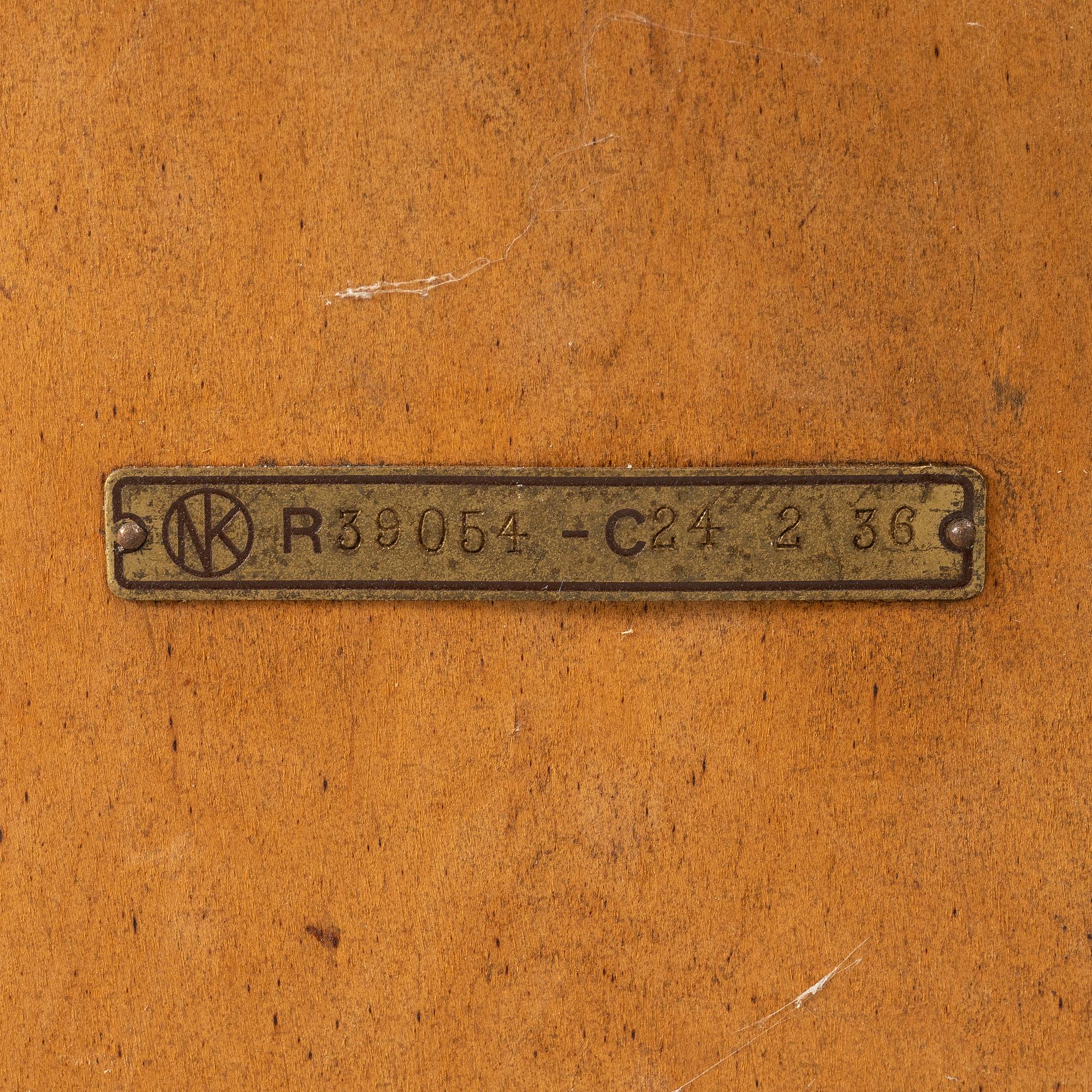 Nordiska Kompaniet, an 'Ideal' bedside table, 1936.