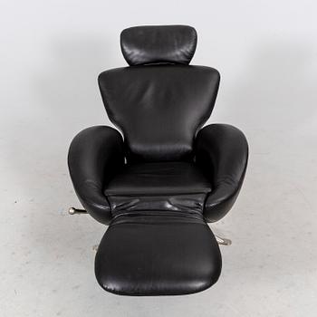 Toshiyuki Kita swivel armchair "Dodo K10" for Cassina 2000s.