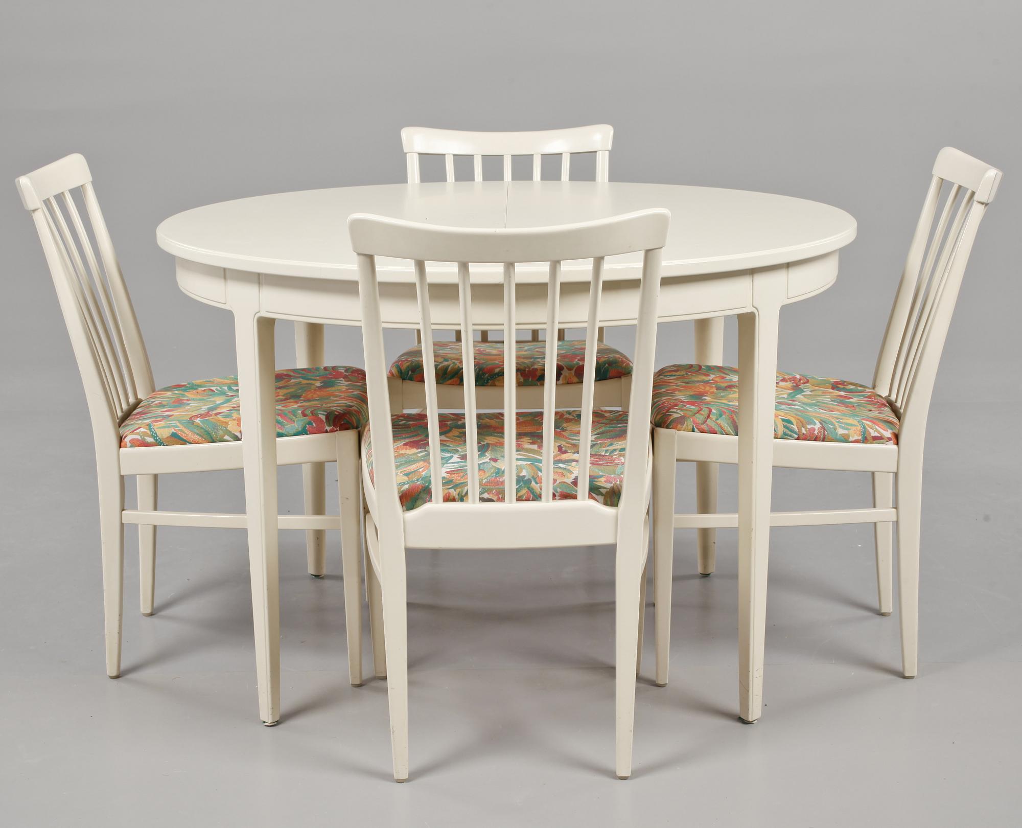 MATSALSGRUPP, 5 delar, "Herrgården", Carl Malmsten, Bodafors, 1964.