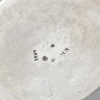 Three Swedish parcel-gilt silver beakers, 19th Century.