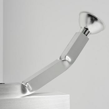 David Taylor, a unique table lamp, "Aluminium Table Lamp #1", Studio Mellösaverken, Sweden, 2025.