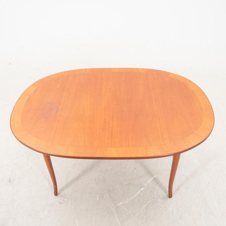 Carl Malmsten, two Ovalen mahogany coffee table later part of the 20th century.