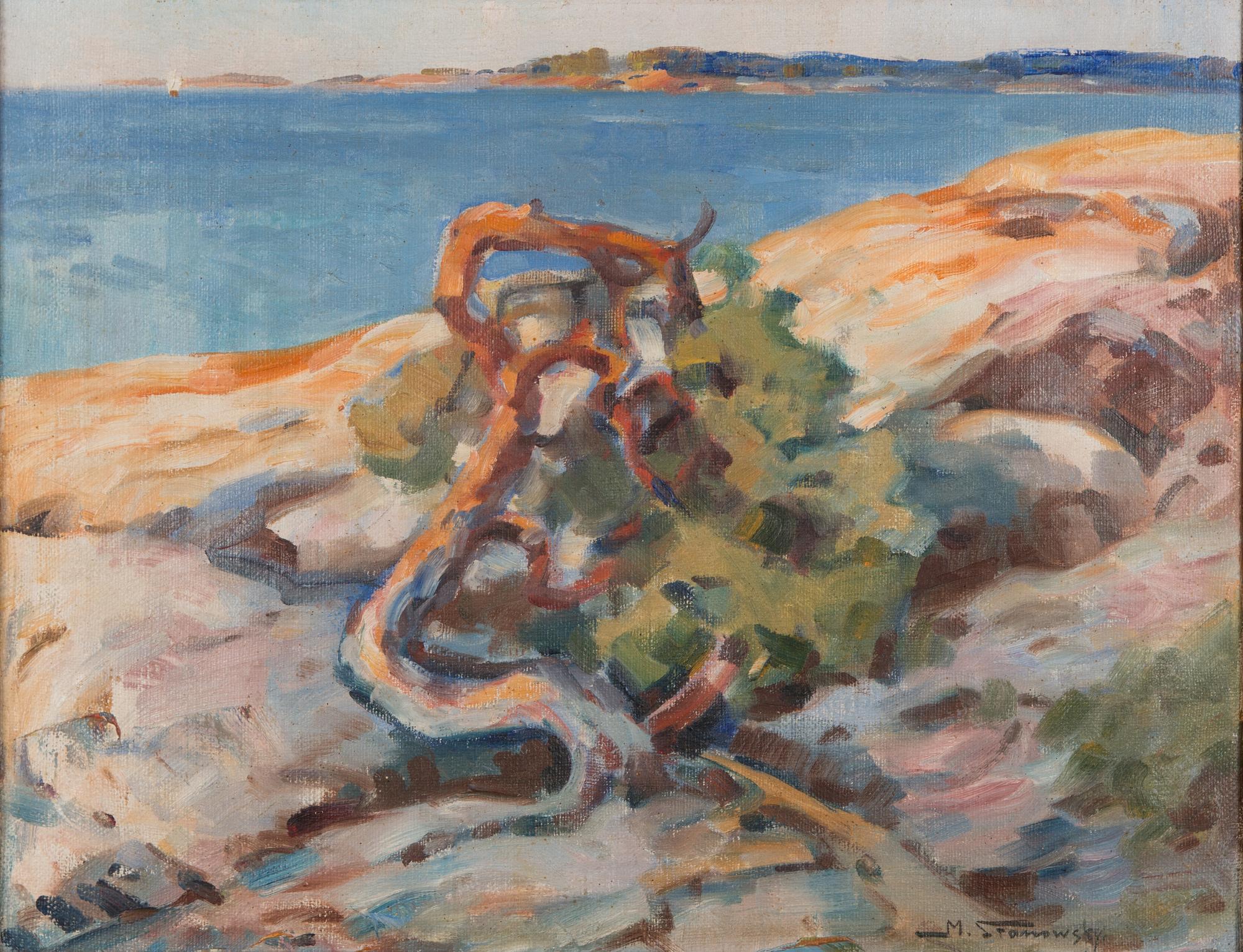 Mikael Stanowsky, olja på duk, signerad.