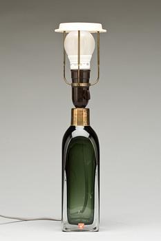 BORDSLAMPA, glas. Orrefors. Carl Fagerlund.