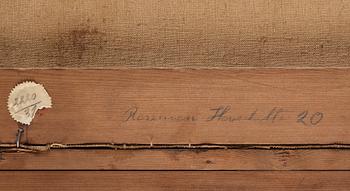 Martinus Rørbye, "Parti af et kapucinerkloster i Rom".
