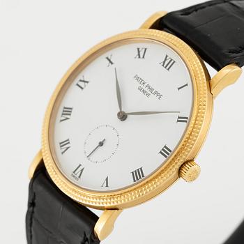 Patek Philippe, Calatrava, "Clous de Paris", armbandsur, 33 mm.