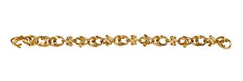 638. GEORG JENSEN, armlänk, Köpenhamn 1945-77, 18k.