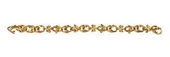 638. A Georg Jensen 18k gold bracelet,