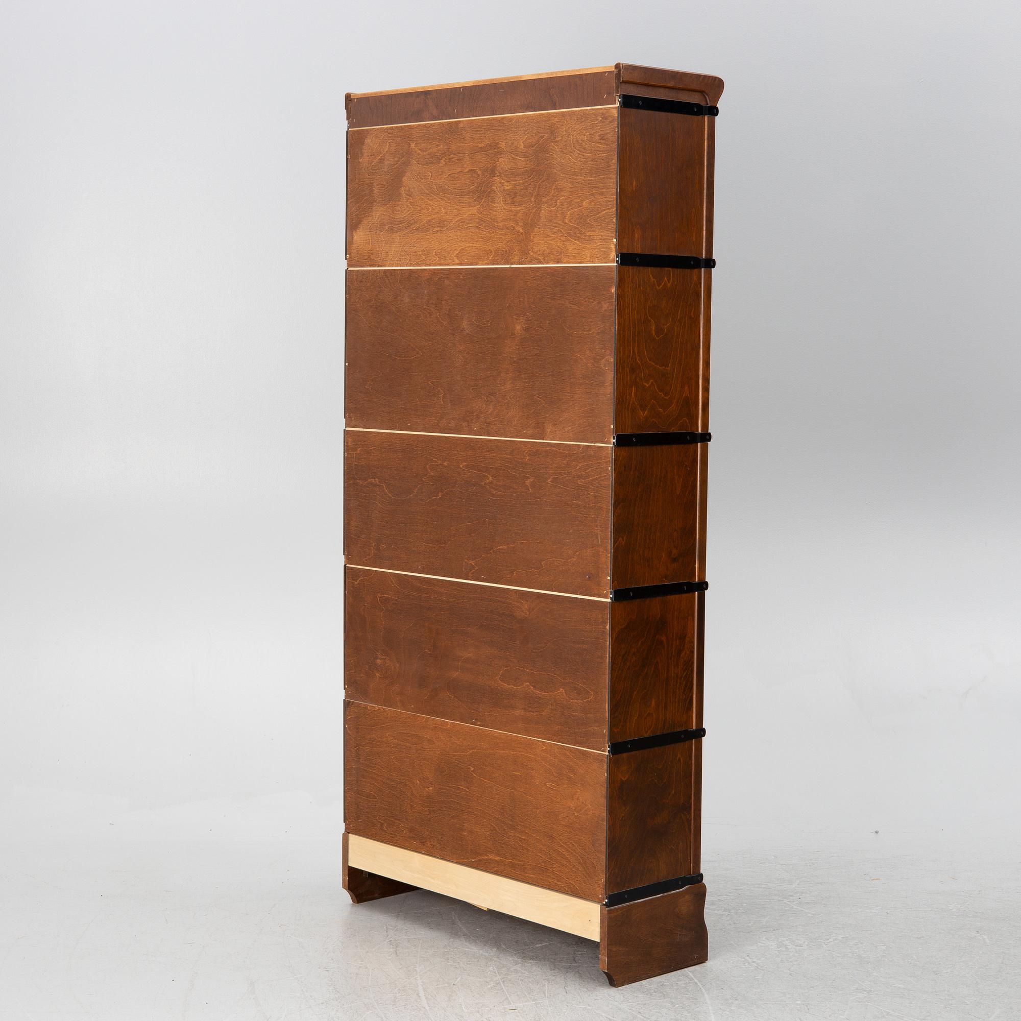 A five-part bookcase, Boknäs, Finland, 21st Century.