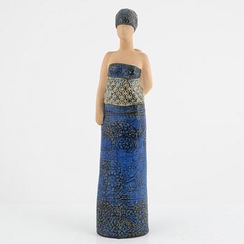 Lisa Larson, a stioneware sculpture, "Kvinna med barn", Rörstrand, Sweden.