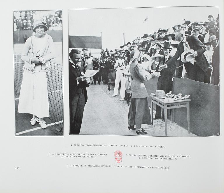 BOK, "Olympiaden i bild och ord", Stockholm, 1912.