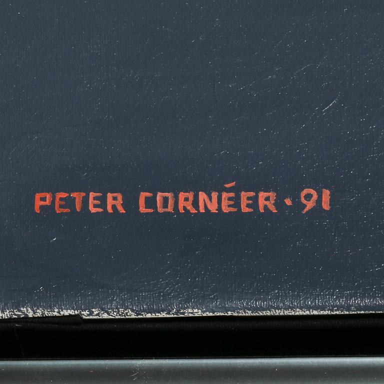 PETER CORNÉER, olja på duk, signerad och daterad -91.