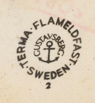 SERVISPORSLIN, 16 delar, porslin, "Terma", Stig Lindberg, Gustavsberg.