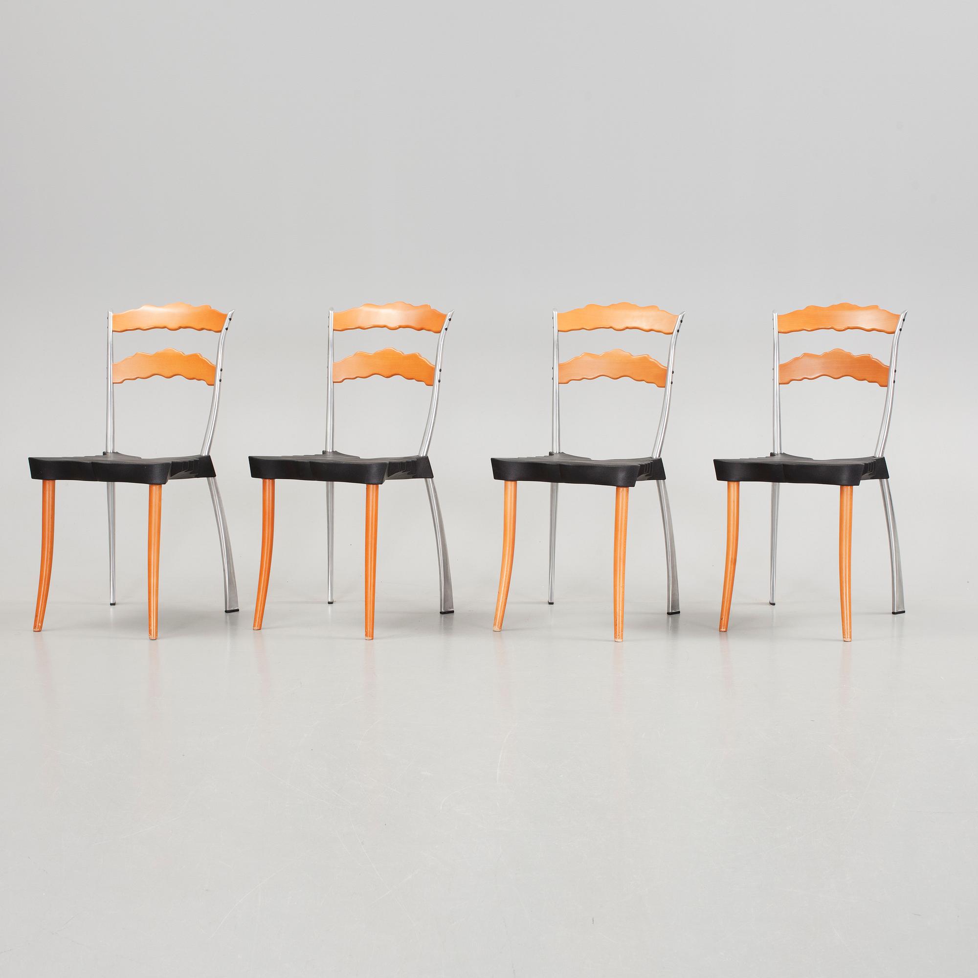 STOLAR, 4 st, "Sedlak", Borek Sipek för Vitra, 1992.