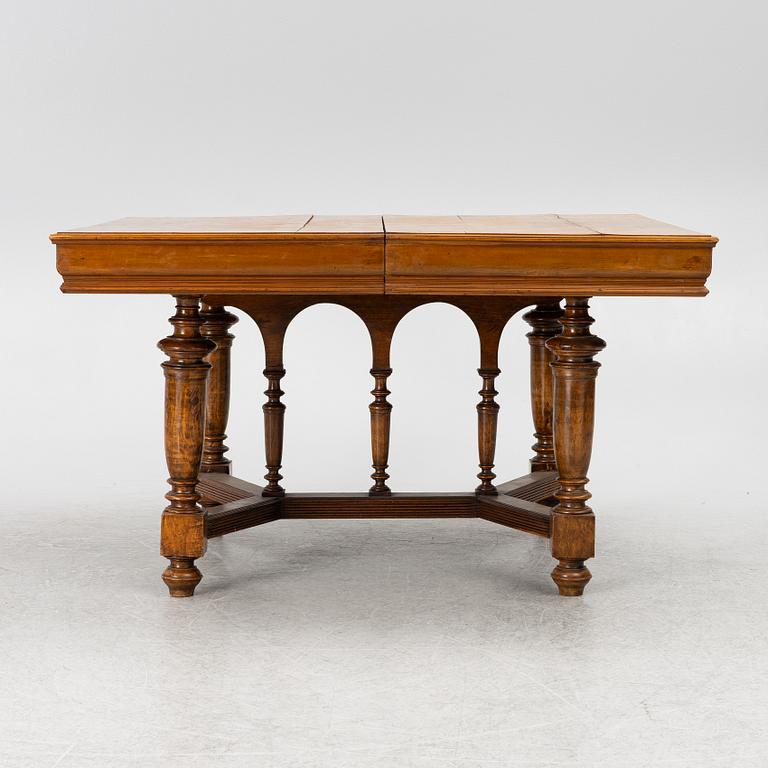 Matbord, barockstil, 1800-talets andra hälft.