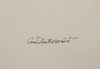 OSCAR REUTERSVÄRD, färglitografi, signatur och numrering 99/100.