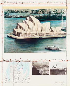 207. Christo & Jeanne-Claude, "Wrapped Opera House (Project for the Opera House in Sydney, Bennelong, Australia)".