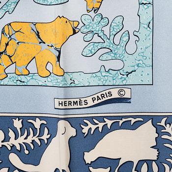 Hermès, scarf, "Early America".