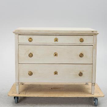 A chest of drawers, Gustavian style, 19th century.