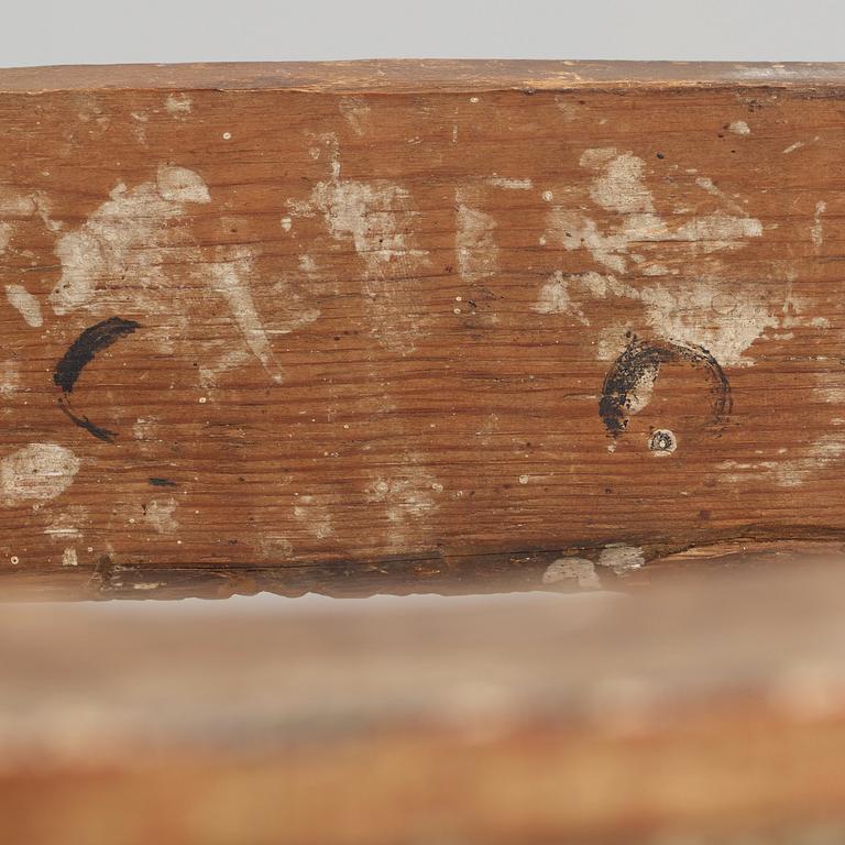 A Gustavian late 18th century console table.